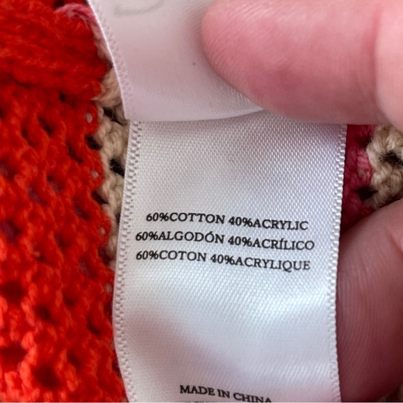 Rails Dress JUNE Tan Multi Stripe Mini Knit Sleeveless Size S - Picture 14 of 15